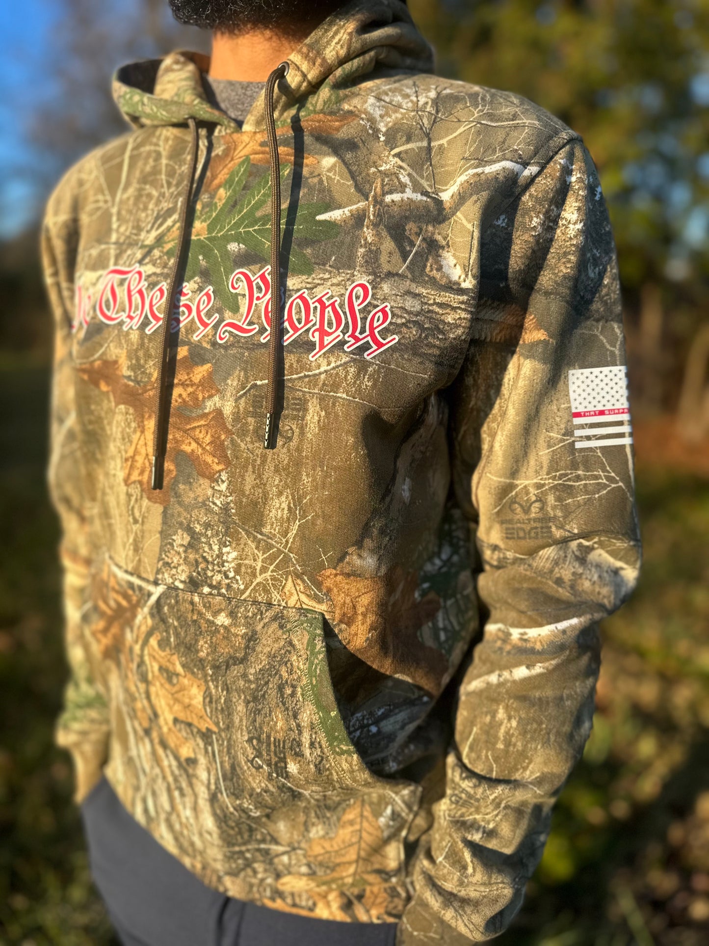 We These People Camo Hoodie