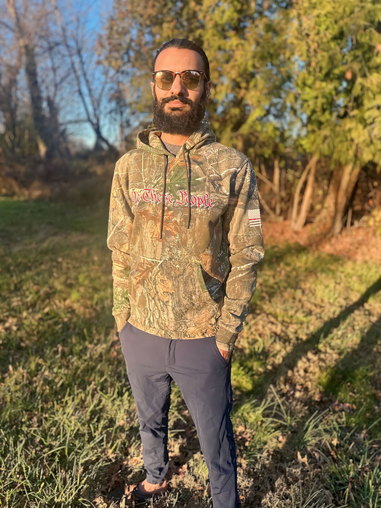 We These People Camo Hoodie