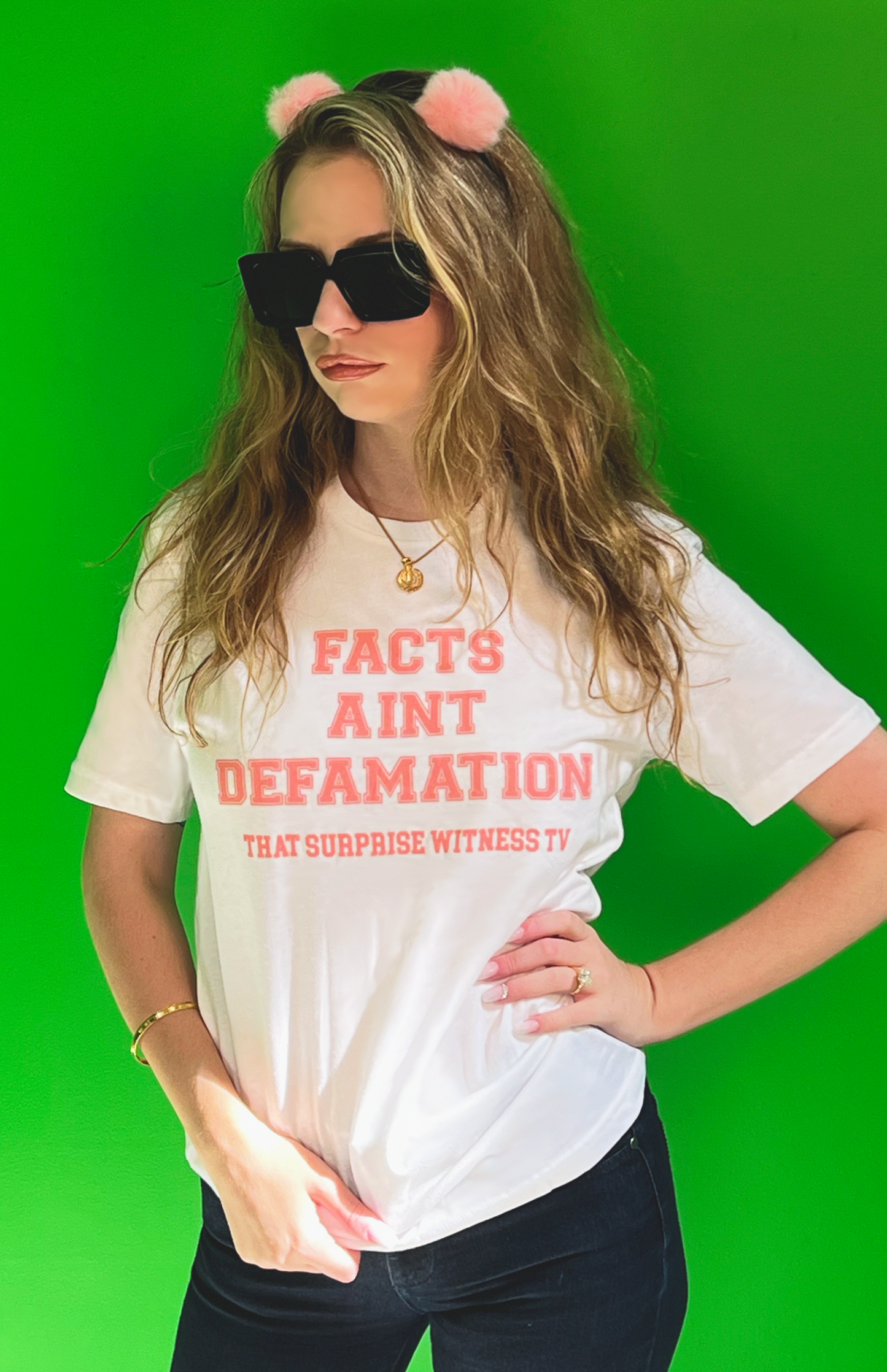 Facts Ain't Defamation White Tee